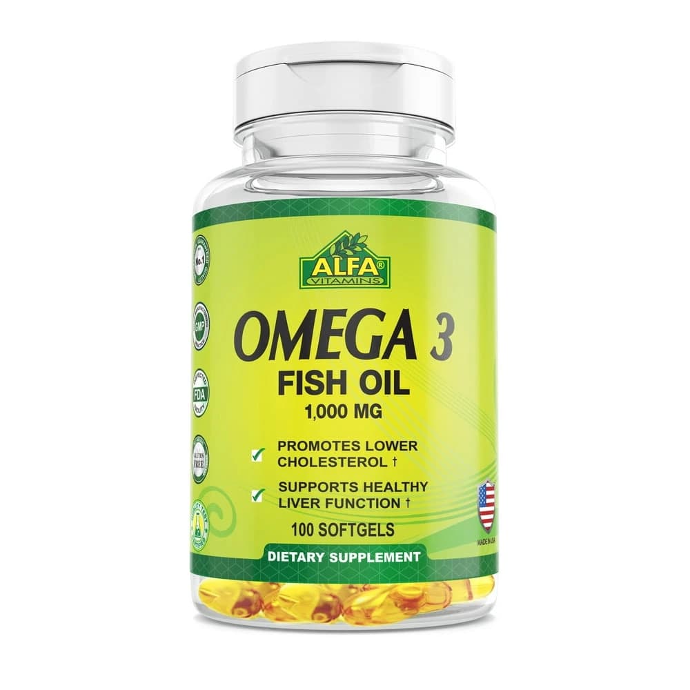 ALFA OMEGA 3 FISH OIL 1000MG 100CAP