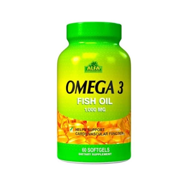 ALFA OMEGA 3 FISH OIL 1000MG 60CAP