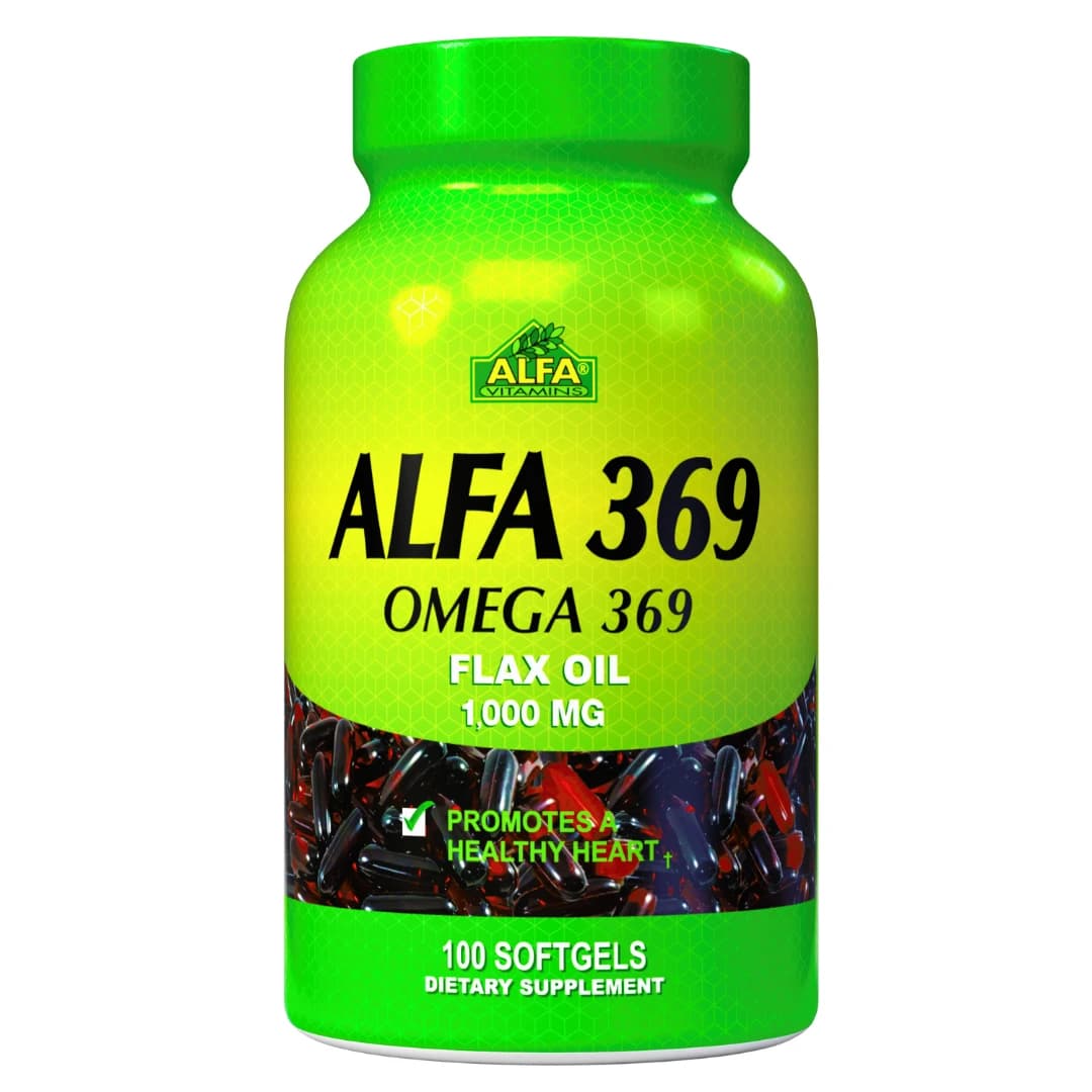 ALFA OMEGA369 FLAX OIL 1000MG 100CAP