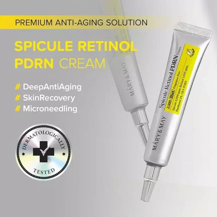 MARY & MAY SPICULE RETINOL PDRN CREAM 15 GM
