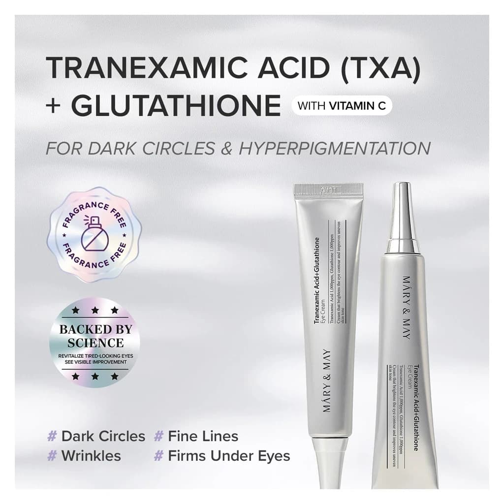 MARY & MAY TRANEXAMIC+GLUTATHIONE EYE CREAM 30 GM