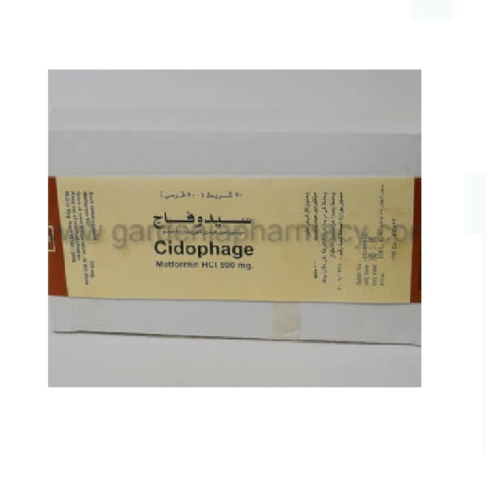 CIDOPHAGE 500MGM  50 TAP