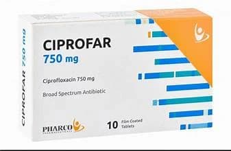 CIPROFAR 750MGM TAP