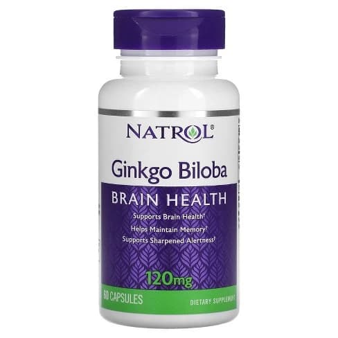 NATROL GINKGO BILOBA 120 MG 60 TAB
