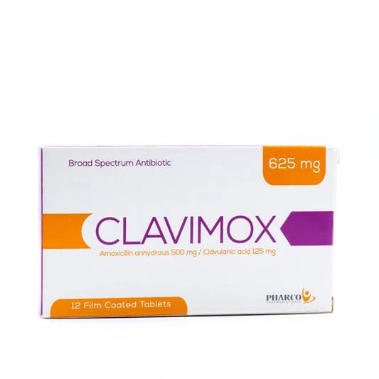CLAVIMOX 625MGM 12TAP
