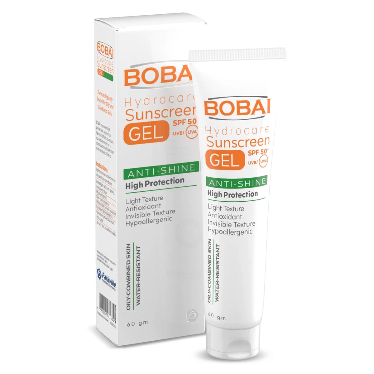 BOBAI SUNSCREEN GEL TINTED SPF 50  60 GM 1+1