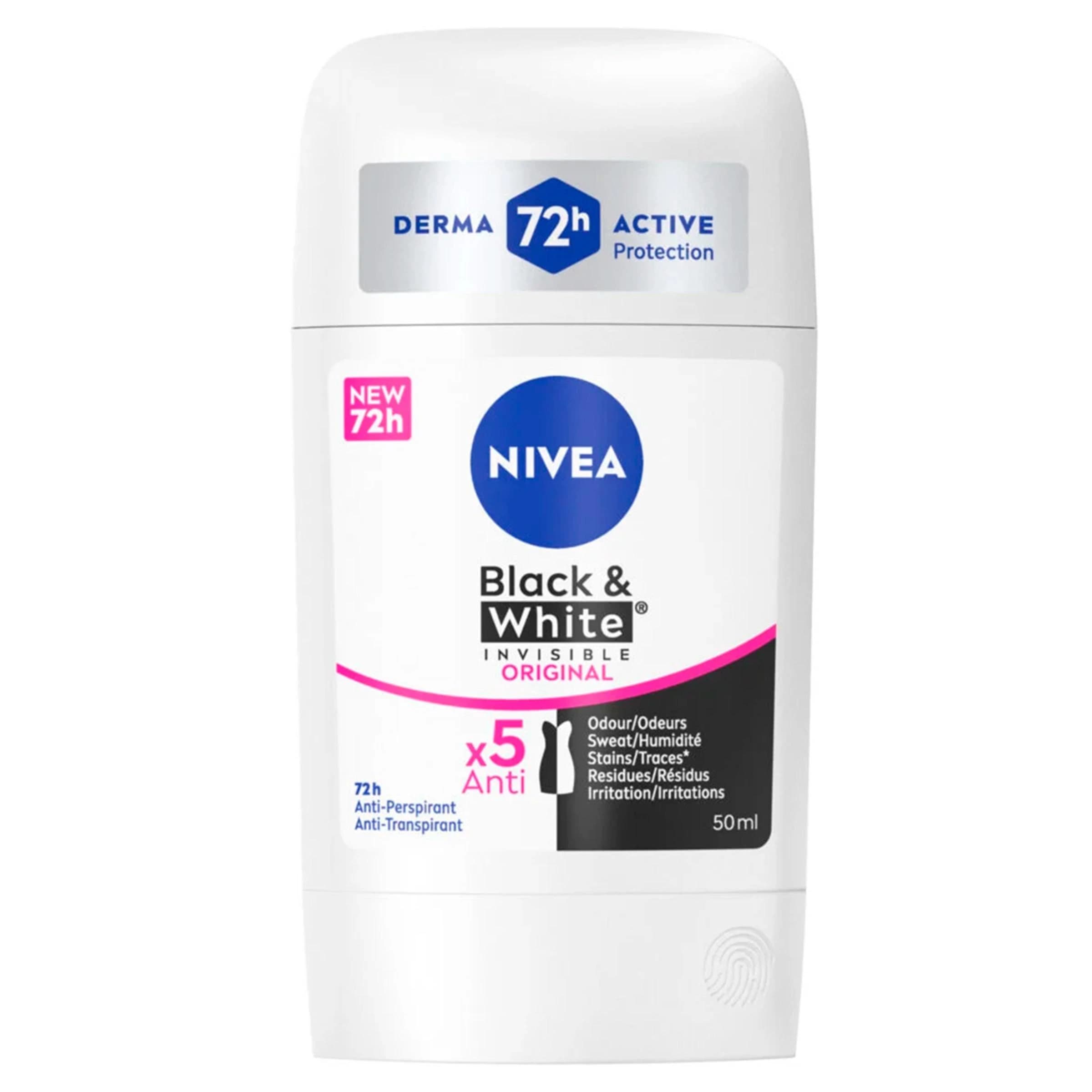 NIVEA STICK BLACK & WHITE WOMEN 50 ML