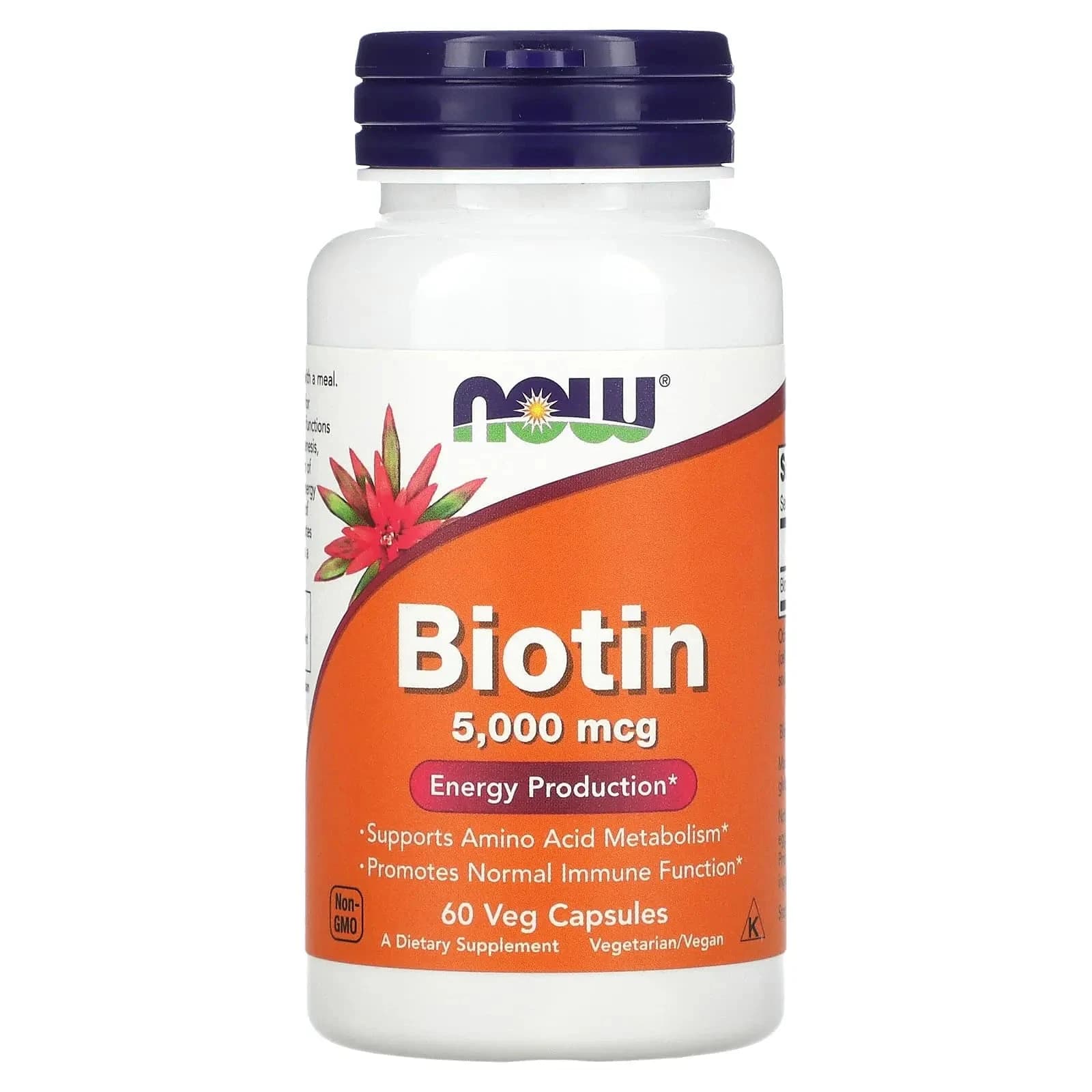 NOW Biotin 5000.Mcg 60.Cap