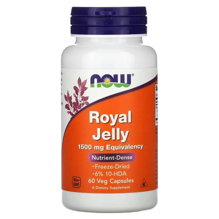 NOW ROYAL JELLY 1500MG 60CAP
