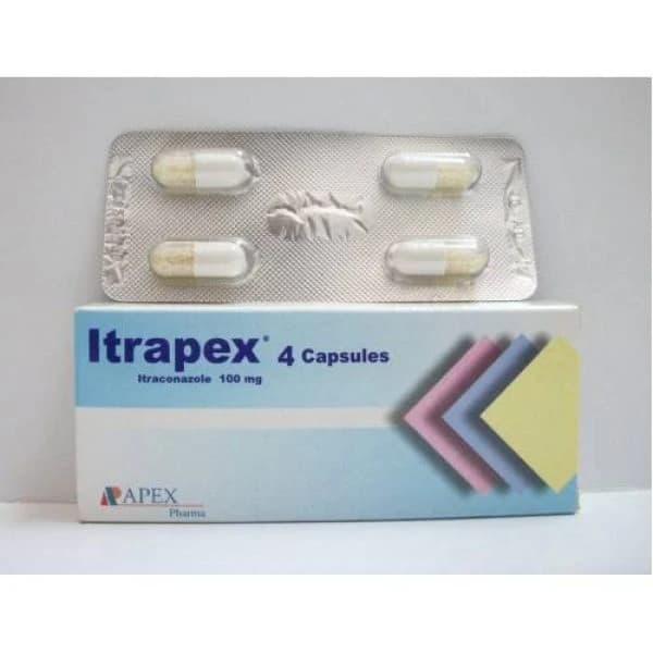 ITRAPEX  100 MGM  4 CAP