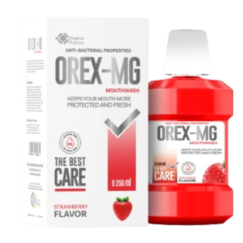 Orex flavor STRAWBERRY Mouth Wash 250 Ml
