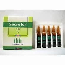 SACROFER 5 ML IV 5 ML