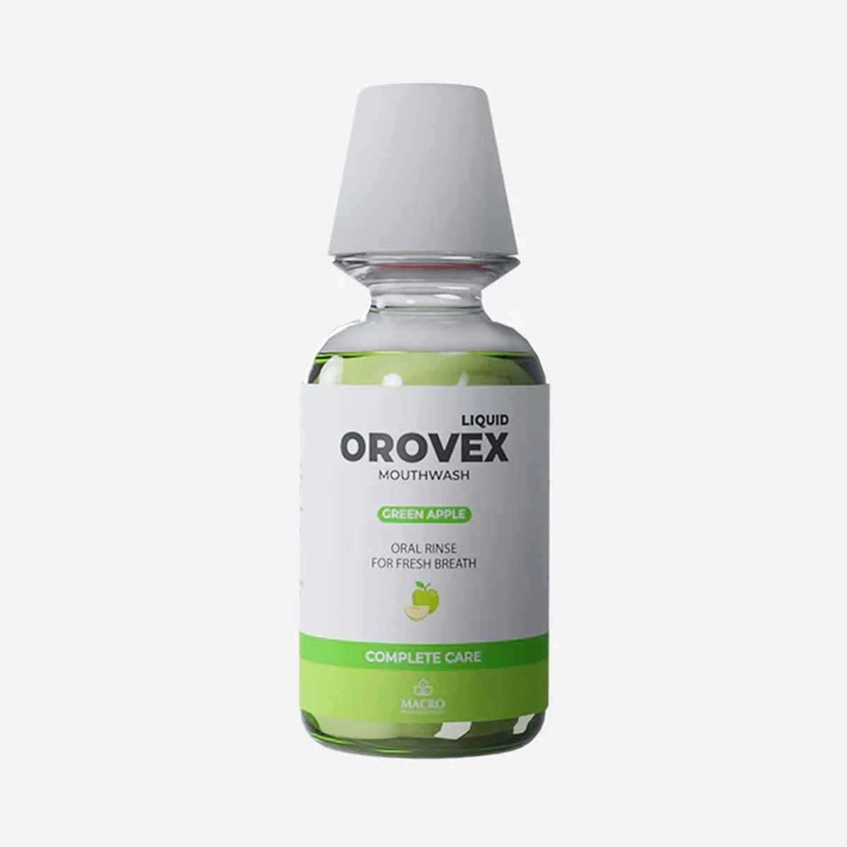 Orovex Mouth Wash With Green Apple 250 Ml