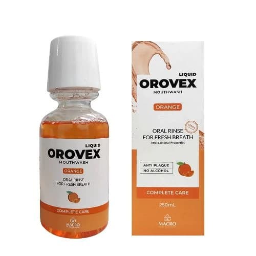 Orovex Mouth Wash With Orange 250 Ml