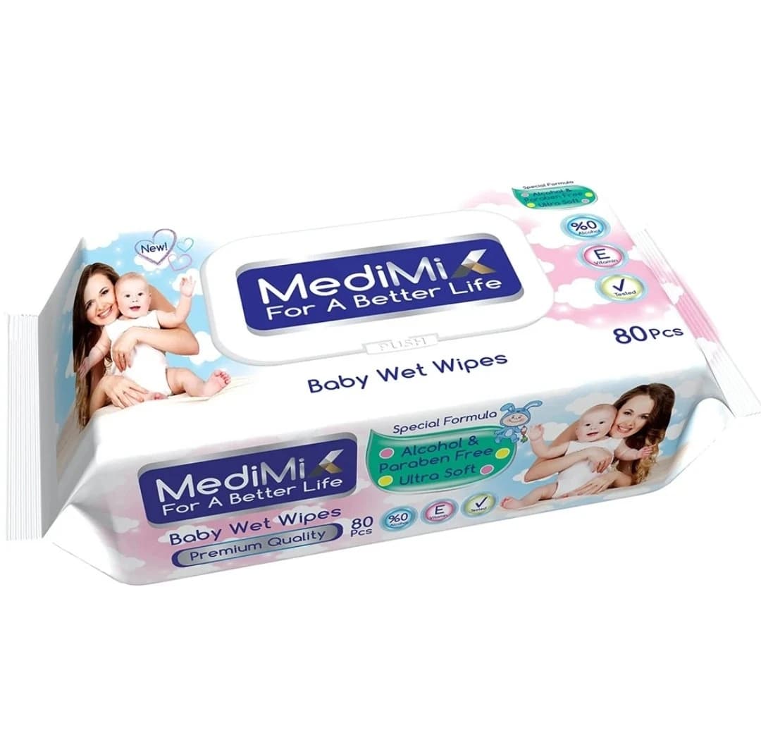 Medi Mix Wipes Kids & Adults 80 pcs