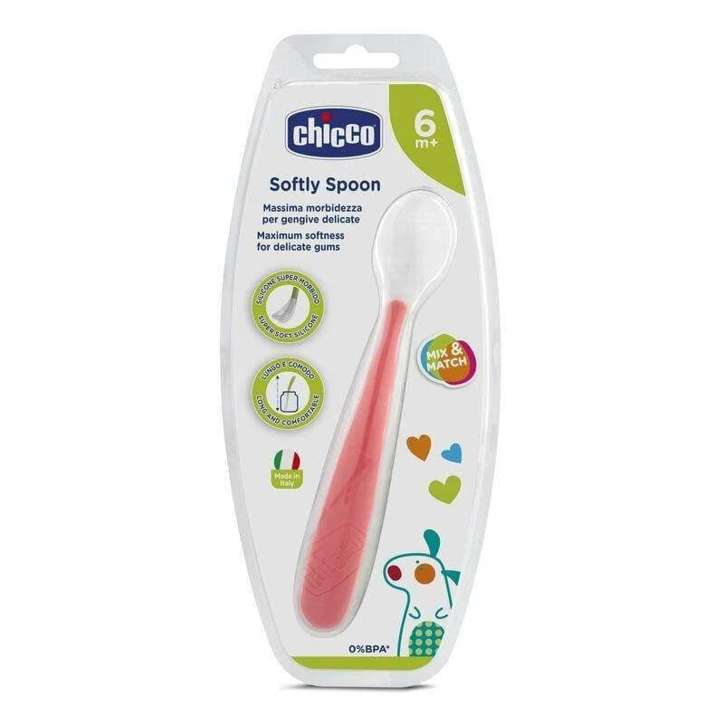 CHICCO SILICON SPOON 6+M
