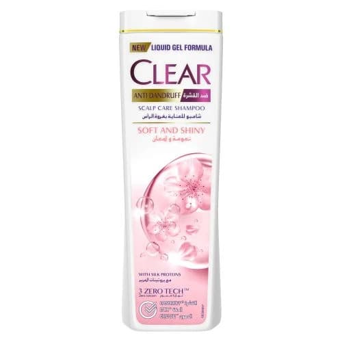 CLEAR SHAMPOO SOFT & SHINY 360 ML