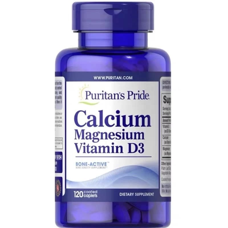 puritans pride calcium magnesium d3 120cap
