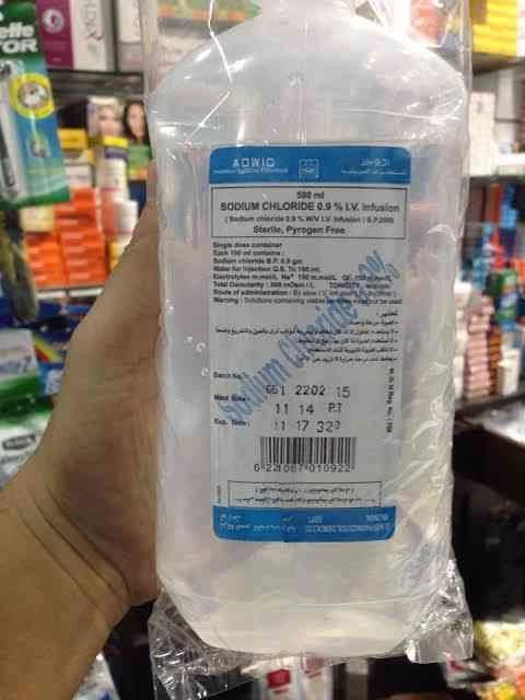 SODIUM CHLORID 0.9%.500ML-SOL