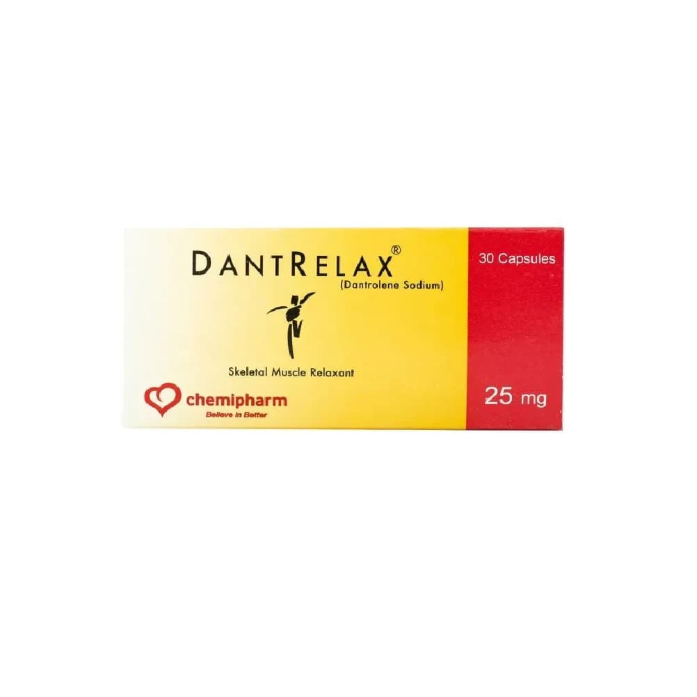 DANTRELAX 25MGM 30CAP
