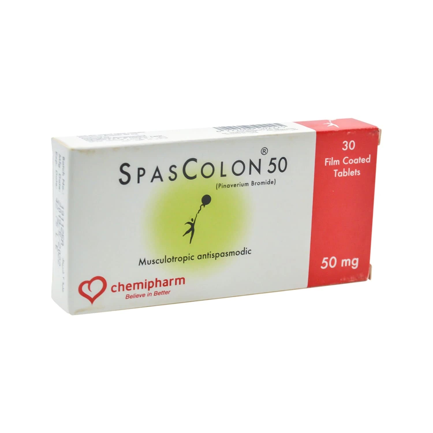 SPASCOLON 50MGM 30TAP