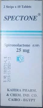 SPECTONE 25MGM 20TAP