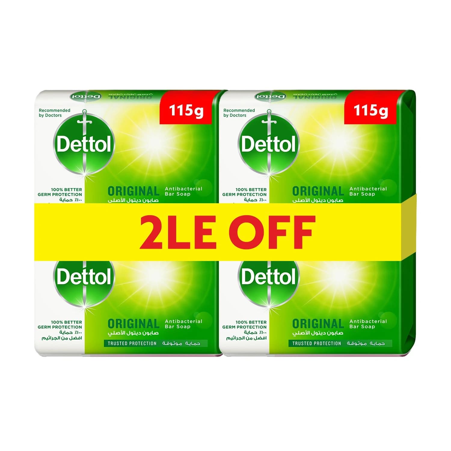 DETTOL ORIGINAL 115 GM  SOAP 4 PCS