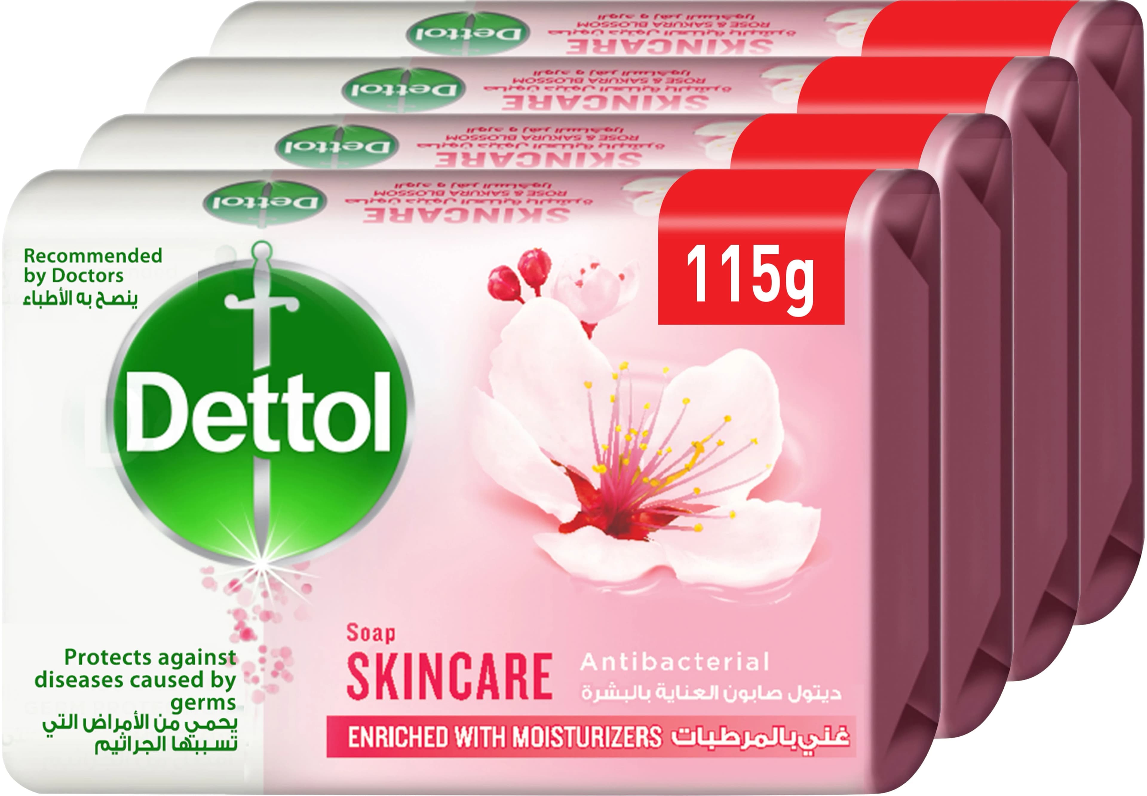 DETTOL SKINCARE 115 GM  SOAP 4 PCS