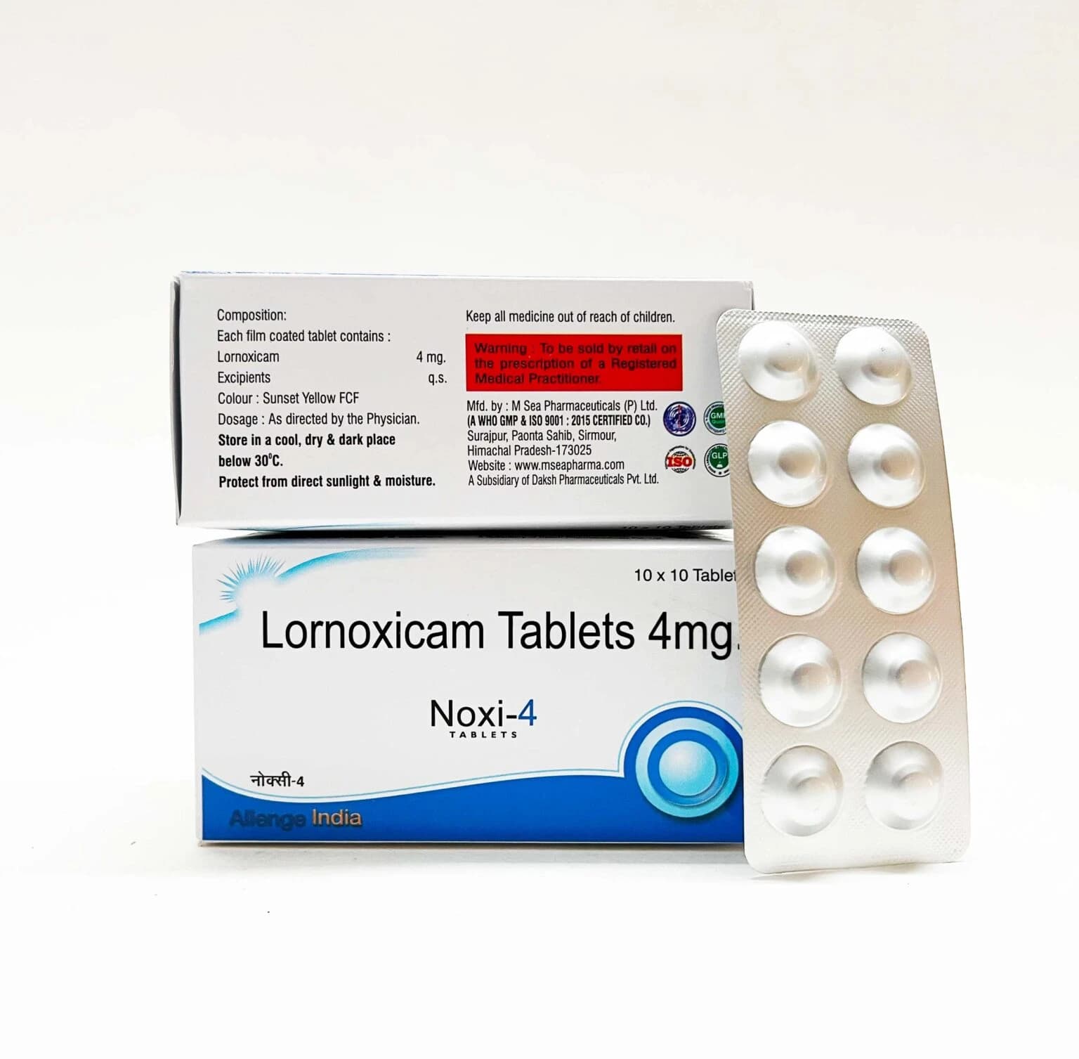 LORNOXICAM 4 MGM 20 TAP