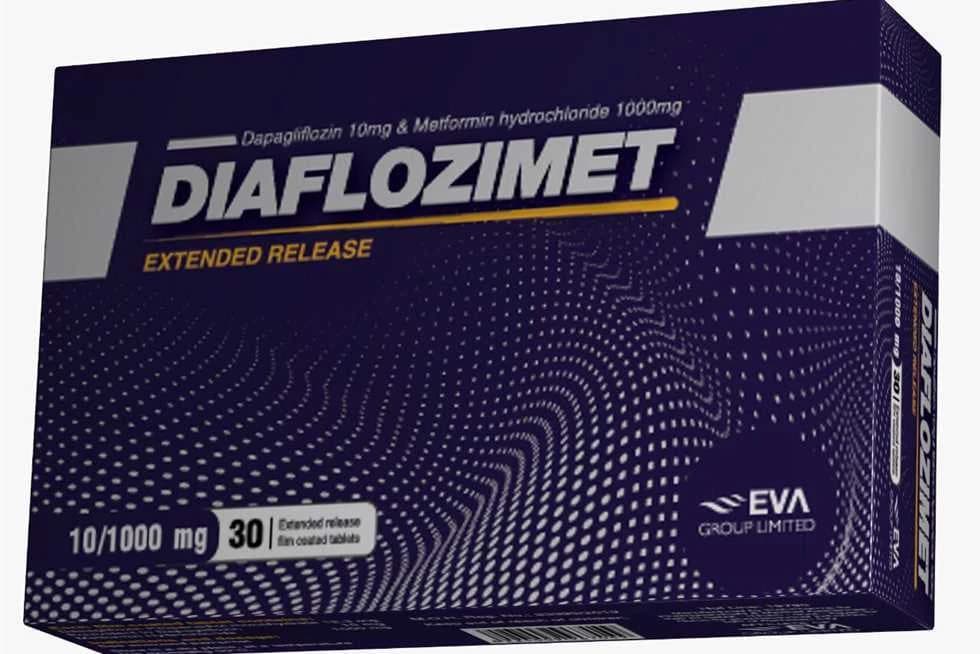 DIAFLOZIMET 10\1000MGM  30TAPS