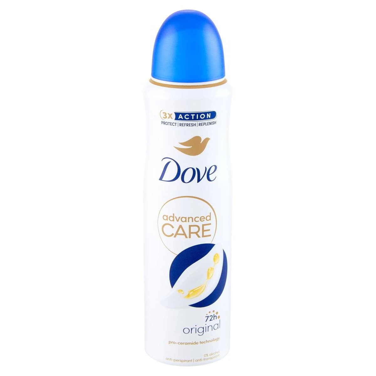 DOVE SPRAY ORIGINAL 150 ML CARE