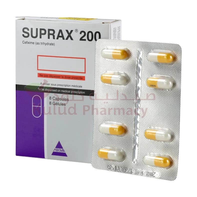 SUPRAX 200 MGM 8 CAP