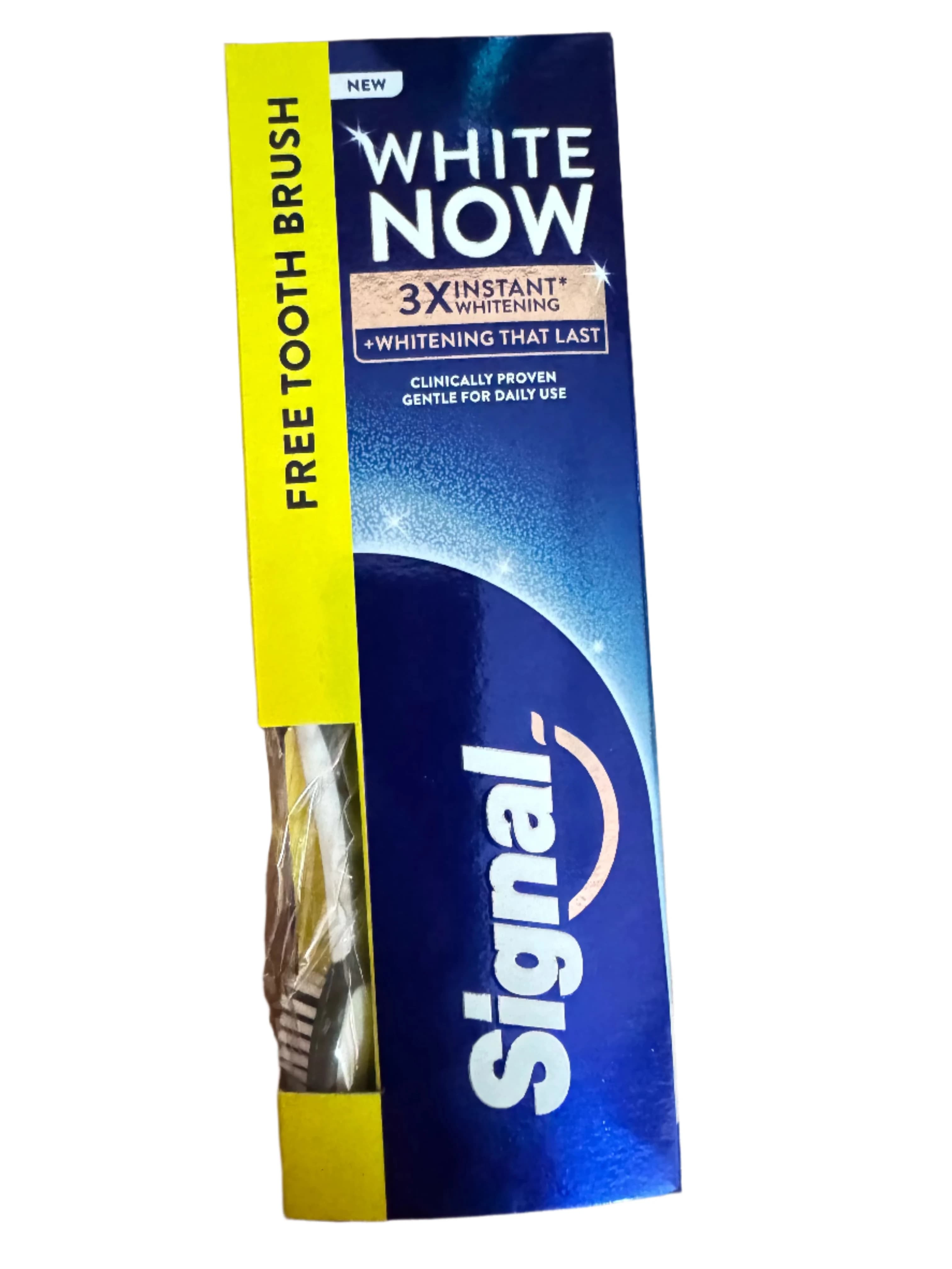 signal white now whitening free tooth