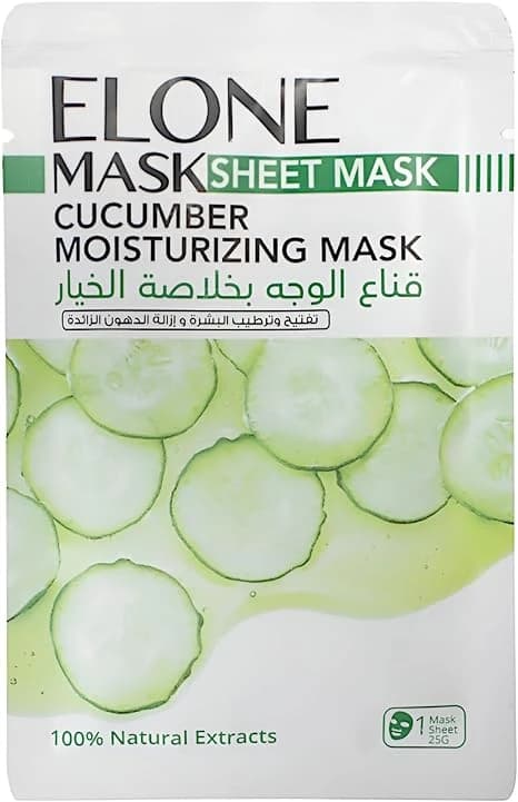 Elone SHEET MASK COCUMBER 4 PCS