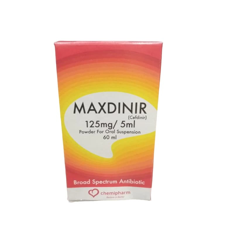 MAXDINIR SUSPEN  125MGM