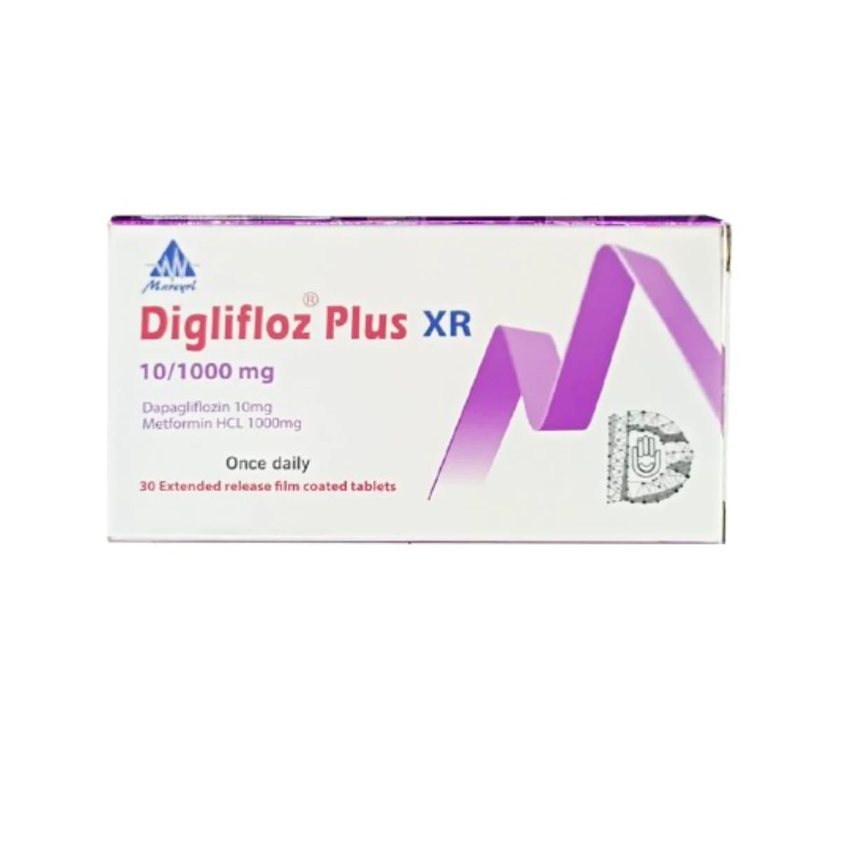 DIGLIFLOZ PLUS XR 10/1000 MGM 30 TAP
