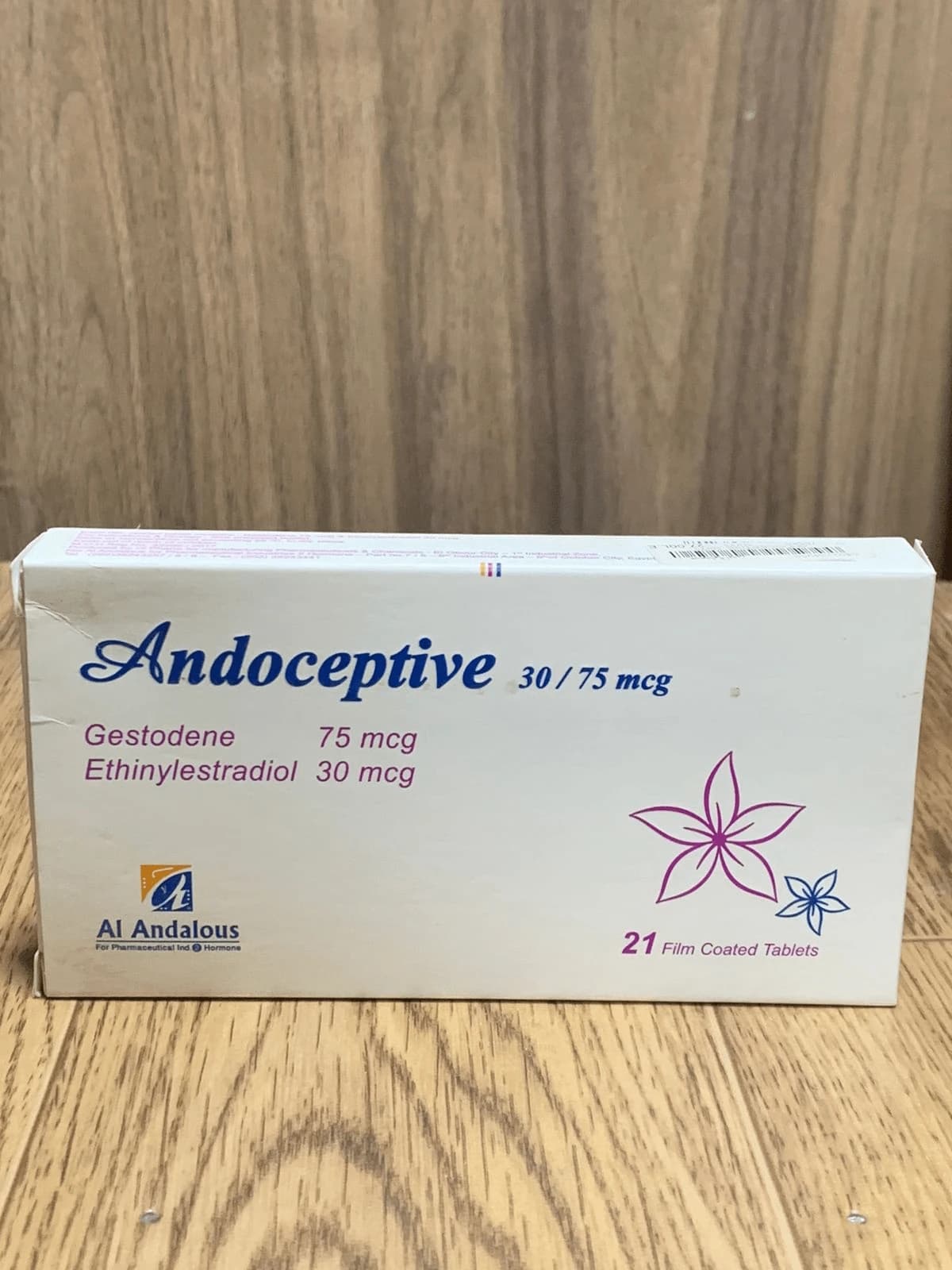 ANDOCEPTIVE 30/75MGM 21 TAP