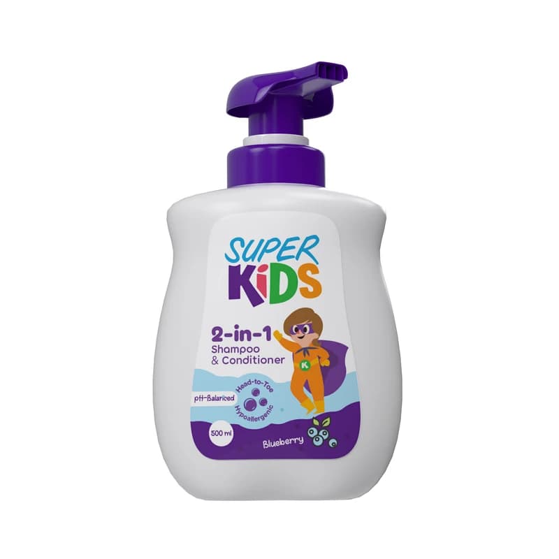 SUPER KIDS 2-IN-1 SHAMPOO & COND 500 ML