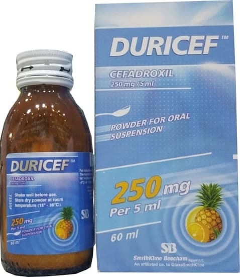 DURICEF 250MGM SUSP