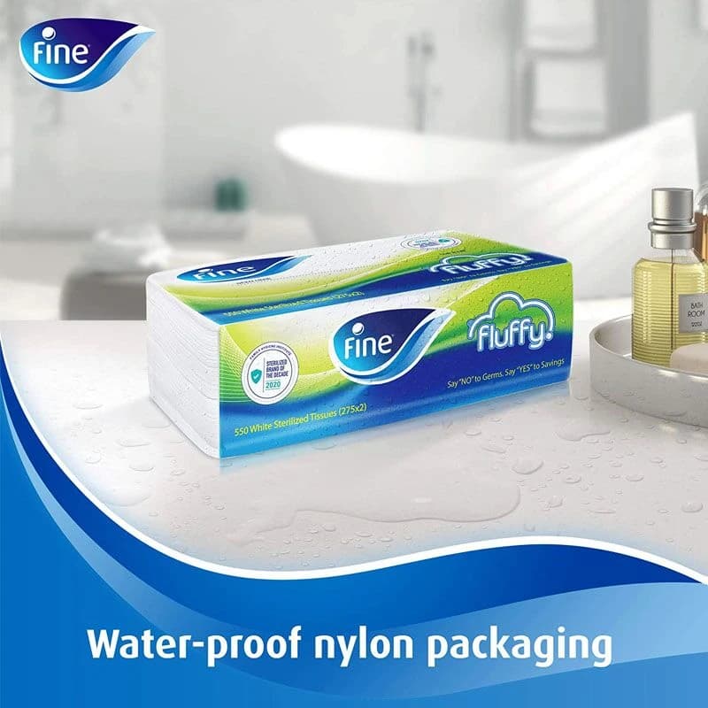 FINE FLUFFY 550TISSUES (3 PC)