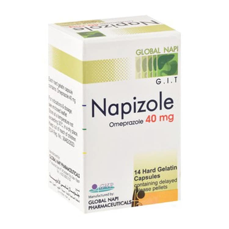 NAPIZOLE 40MGM 14CAP