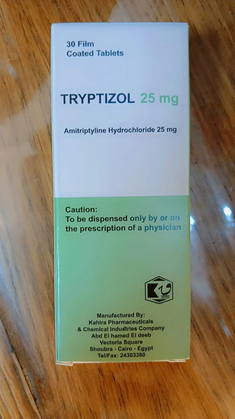TRYPTIZOL 25MGM TAP