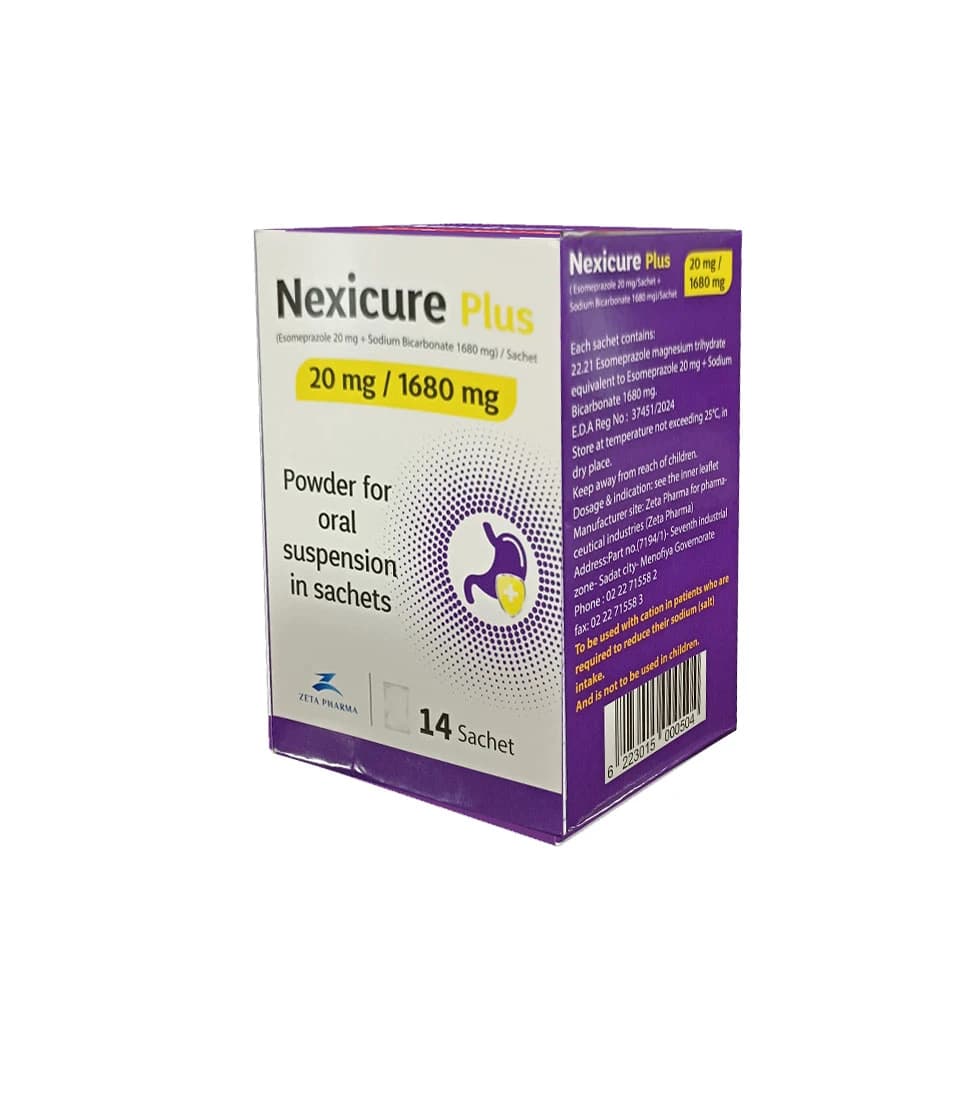NEXICURE plus 20MGM/1680MGM 14SACHETS
