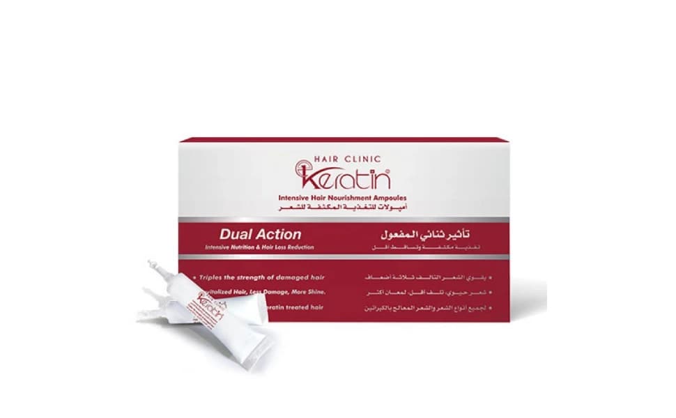 E Keratin Hair Ampoules 7 Ampoules