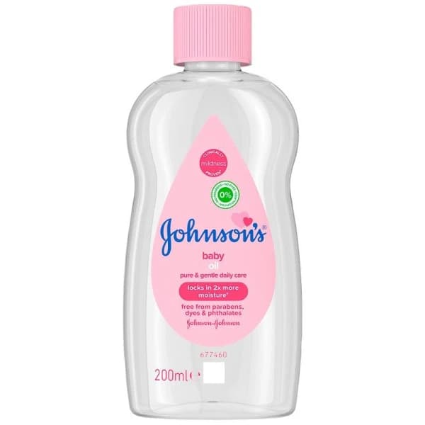 J&J BABY OIL 200 ML