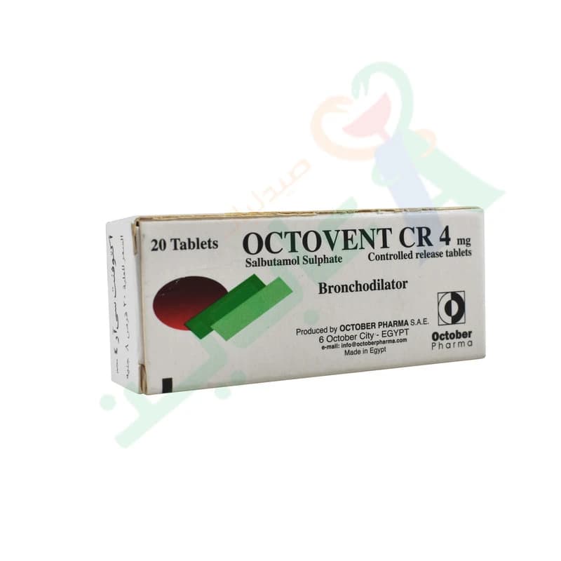 OCTOVENT  CR  4MGM  20TAP
