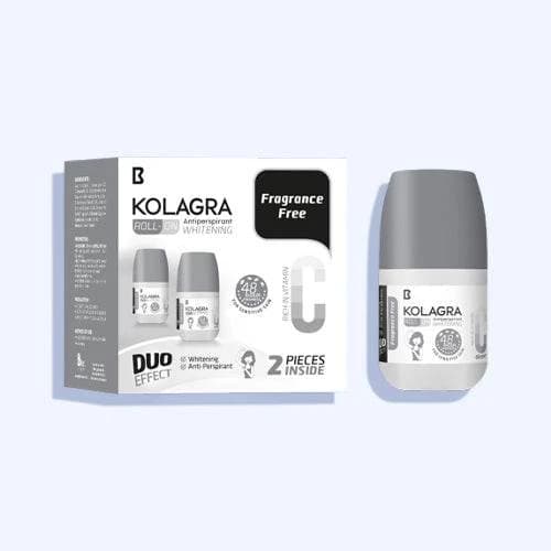kolagra roll on fragrance free 60ml 1+1