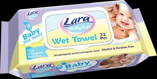 LARA WET TOWEL 72 WIPES