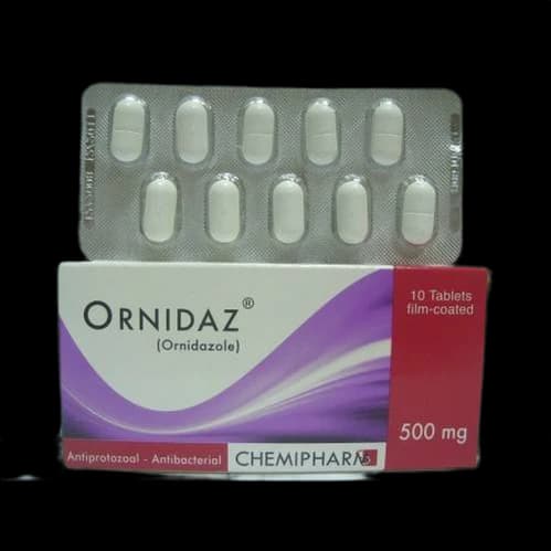 ORNIDAZ 500MGM 10 TAP