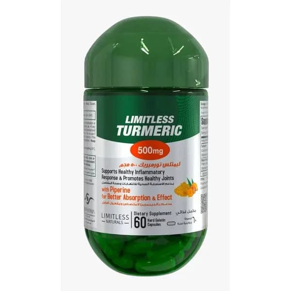 LIMITLESS TURMERIC 500MG 60CAPS